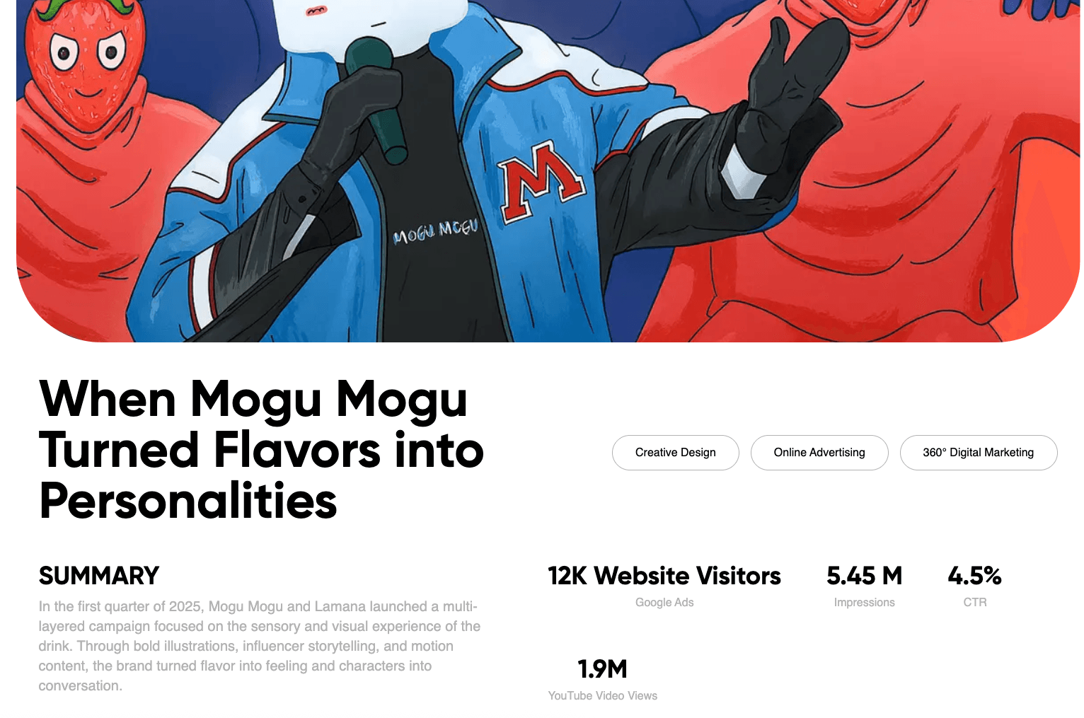 طراحی خلاقانه لامانا برای برند موگو موگو ایران