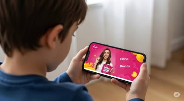 یک نوجوان در حال مشاهده ویدیوی کمپین سوشال مدیا روی گوشی موبایل